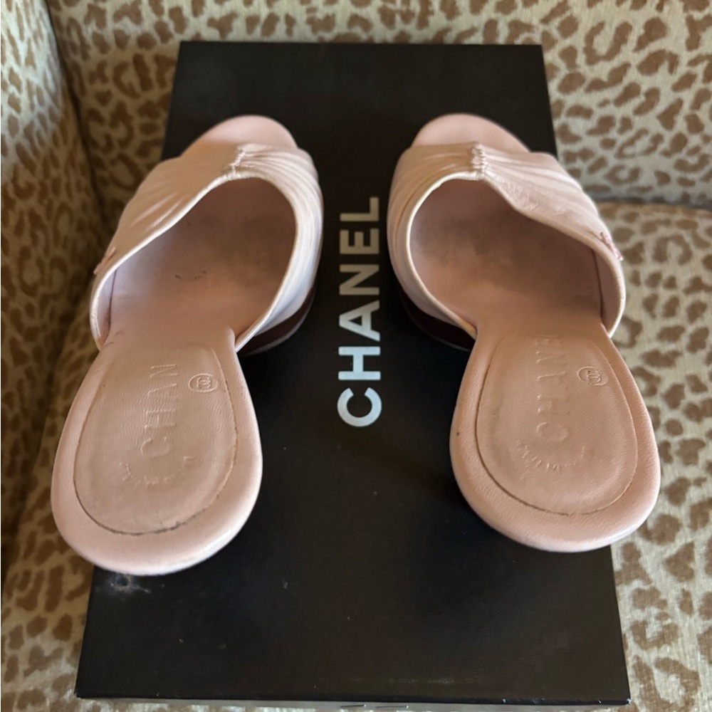 Authentic Sexy Chanel Mule Sandal